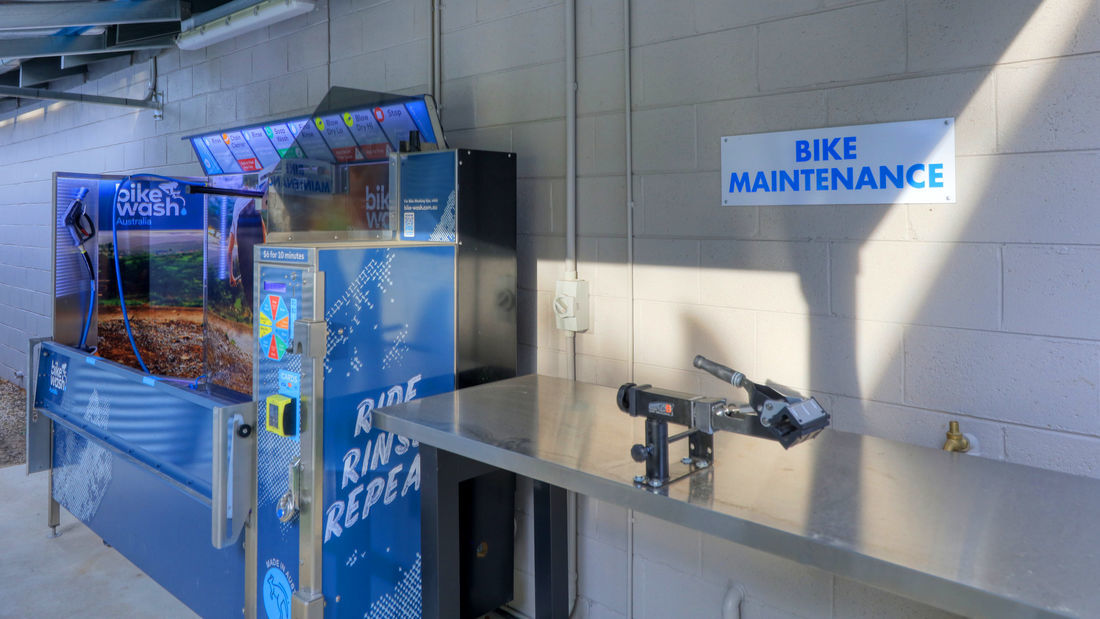 Bike Wash and Maintenance Station