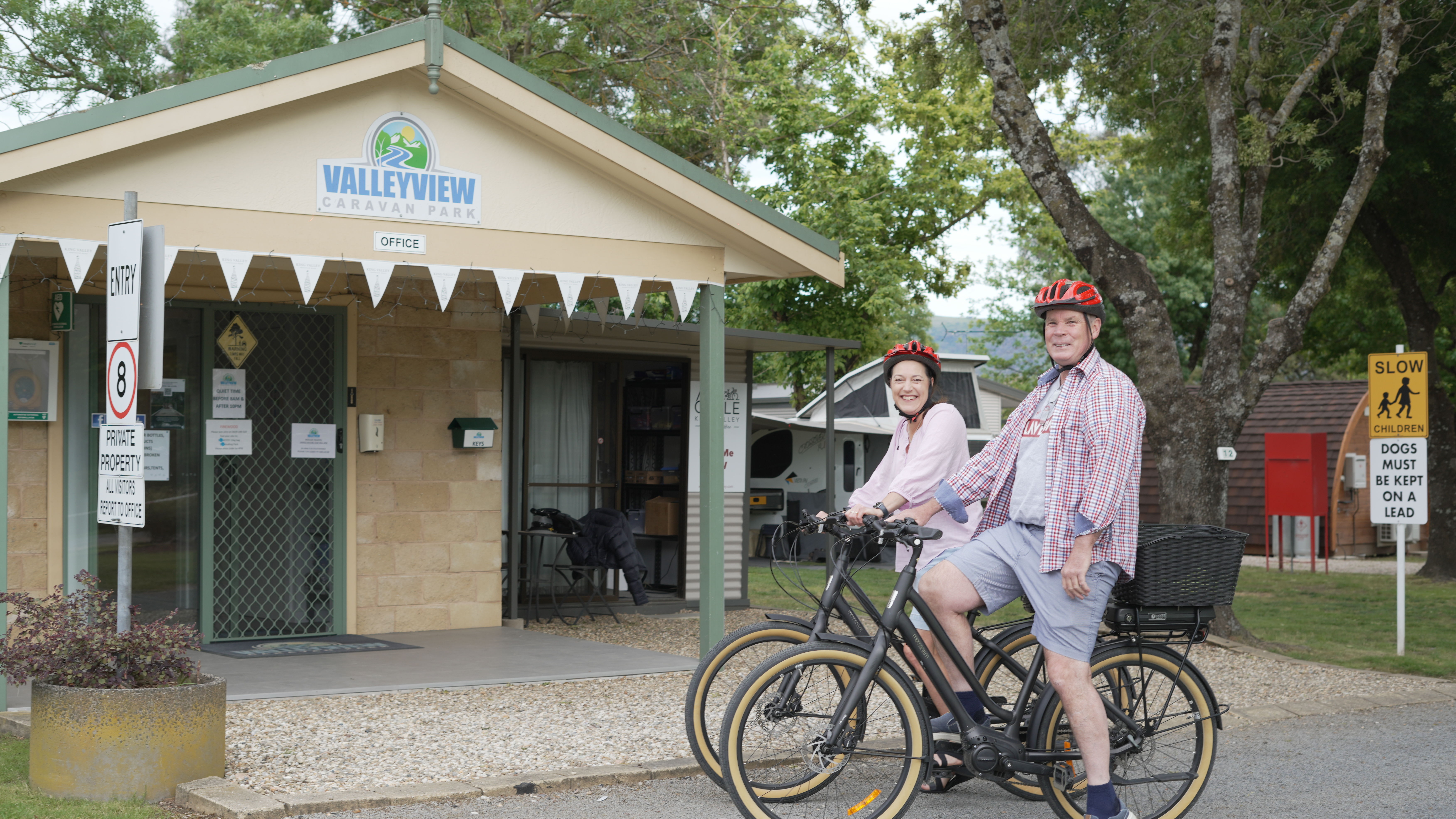 E-bike hire Valley View Caravan Park