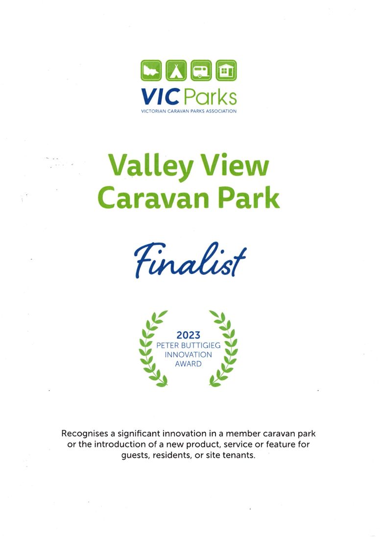 Vic Parks Finalist Innovation Award 2023